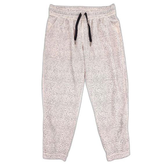 LULULEMON Jet Crop Luon Slim Dottie Dash Grain Black Boyfriend Jogger Pants 6 - Picture 1 of 7